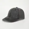 Boné de Baseball Lavado com Revestimento Vintage, Boné Liso Colorido Sólido, Estilo Retro Europeu e Americano, Chapéu de Exportação Transfronteiriço para Mulheres