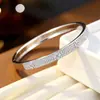 Pulseira Europeia e Americana de Moda Transfronteiriça Trevo de Quatro Folhas Luxo Leve Alto Padrão Zircônia Cheia de Diamantes Versátil Nicho Pulseira Feminina