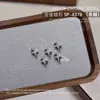 Joyería para Uñas Starburst Aleación Circonita Montón Diamante Alas Colgante Estrella Cuatro Picos Diamante Accesorios Decoraciones para Uñas