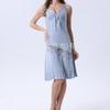 2026 Primavera/Verano Nuevo Modal Rayón para Mujer Encaje Patchwork Color Sólido Camisola Camisón
