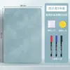 Cuaderno de pizarra blanca portátil borrable A5 pizarra pequeña bloc de notas de escritorio tablero de mensajes tablero de escritura para notas borrables