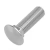 Pernos de Carruaje de Acero Inoxidable 304 GB12 Pernos de Cabeza Redonda Grande Cuello Cuadrado Pernos de Conexión para Marco de Puente de Estante m4m5m12