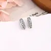 Xizang Prata Retangular Retro Contas Espaçadoras DIY Pulseira Colar Corda Trançada Contas Espaçadoras com Furo Grande Acessórios de Joias Venda Direta de Fábrica