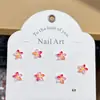 Joias para Nail Art de Resina Flores Estereoscópicas Coloridas Joias para Unhas DIY Brincos Capa de Celular Acessórios Usáveis para Unhas