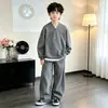 Traje para Niños Conjunto Primavera y Otoño 2026 Nuevo Estilo Ropa Deportiva Casual Elegante para Niños Sudadera de Primavera Moderna y Genial