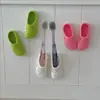 Zueco Lindo Más Vendido Portacepillos de Dientes Estante de Pared sin Taladro para Baño Estante para Cepillos de Dientes Organizador de Cepillos de Dientes