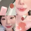 Batom Nude Matinal Pure Desire Rosa Cinza Rosa Gelatina Labial Brilho de Espelho Água Batom Sólido Hidratante para Lábios para Mulheres Que Não Desbota