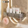 Estante de Almacenamiento Triangular Baño Inodoro Inodoro Inodoro Lavabo Colgante de Pared Pared Gel de Ducha Cosméticos Almacenamiento Sin Perforaciones