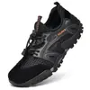 Zapatos deportivos para hombre al por mayor para verano, transpirables, para correr al aire libre, ligeros, de malla, para senderismo y vadeo