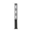 Luces solares para exteriores residenciales jardín cuadrado luces de paisaje 3.5 metros Camino de jardín patio luces solares de jardín