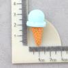 Liga para el cabello Pegamento crema Imitación Cono de helado Pasador para el cabello Funda para teléfono DIY Casero Comida de juguete DIY Resina Accesorios para helado