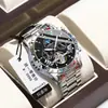 Marca Suiza Impermeable Modelo Nuevo Reloj Mecánico Totalmente Automático Reloj para Hombre Transmisión en Vivo Suministro Exclusivo Transfronterizo