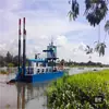 Barco de dragado de ríos y lagos Draga de succión con fresa a gran escala Bomba de arena ensamblada Equipada con barco ancla