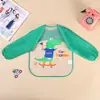 Bata Infantil, Delantal de Bebé, Babero para Niños y Niñas, Delantal Impermeable para Bebé, Bata de Pintura Eva para Niños