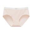Ropa interior sencilla con letras para mujer, de algodón puro, antibacteriana, deportiva, de verano, fina, de cintura media, sin marcas.