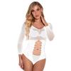 Cross-border Novo Macacão Hot Drilling Europeu e Americano Backless Lingerie Hollow Mesh Sexy Mesh Jacquard tz456