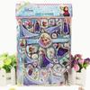 Pegatinas de Espuma de Dibujos Animados de Princesa de Hielo y Nieve Estéreo de Doble Capa para Niños, Vestir, Rompecabezas de Educación Temprana, Pegatinas para Niñas