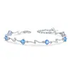 Pulsera de Plata de Ley S925 Rueda de la Fortuna Ola Relámpago para Mujer, Estilo de Nicho, Lujo Ligero, Versátil, Joyería de Alta Gama