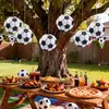 Decorações de Festa de Futebol - 3 Peças de Lanternas de Papel Bola de Futebol de 8 Polegadas Centros de Mesa para Decoração de Festa de Aniversário