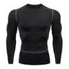 Ropa deportiva transfronteriza europea y americana para hombre, camiseta PRO de secado rápido, ropa ajustada y elástica para correr, ropa deportiva para maratón