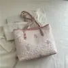 Otoño Nuevo Estilo Casual Simple Textura Bolso Tote de Gran Capacidad 2025 Moda Trendy Bolso de Hombro para Mujer