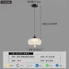 Lámpara colgante de mesita de noche, 60% nueva, lámpara de dormitorio de lujo moderno de mediados de siglo, luz colgante artística vintage acogedora para barra de bar, estructura de hierro