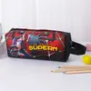 Estuche para lápices de estudiante, de material impermeable doble, bonito estuche de papelería con dibujos animados para niños, estuche grande para lápices.