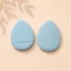 Esponja de Polvo para Dedos Mini Forma de Gota de Agua de Fábrica Personalizable Ultra Suave Doble Uso Seco y Húmedo Base Corrector Esponja para Punta de Dedo Venta al por Mayor