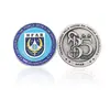 Monedas Conmemorativas Metálicas Personalizadas por el Fabricante, Monedas de Doble Cara de Presión de Aceite, Monedas de Oro y Plata para Eventos de Aniversario de Empresa, Medallas Conmemorativas Honoríficas