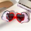 Gafas de sol de moda para niñas, divertidas y bonitas de dibujos animados para cumpleaños, populares en internet de Corea del Sur, accesorios de fotos para niñas.