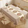 2026 Novo Estilo Toalha de Mesa Impermeável à Prova de Óleo Resistente ao Calor Lavável Mesa de Jantar Mesa de Café Mesa Retangular Toalha de Mesa Tapete de Mesa Luxo Leve Toque de Alta Qualidade