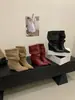 Botas puntiagudas de estilo europeo y americano con tacón de bloque para mujer, nuevo modelo 2026, botines plisados de tacón de cuña apilado, botas largas de tacón alto de moda