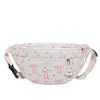 Riñonera de Pana Estampada de Gran Capacidad con Textura de Venta Caliente Transfronteriza Bolso Cruzado Multiusos para Deportes al Aire Libre Bolso de Pecho