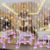 Cortina de Puerta de Cristal Transparente Cortina Decorativa de Cuentas Hecha a Mano Materiales DIY Accesorios Cortina de Cuentas Cuentas Sueltas Cuentas Facetadas