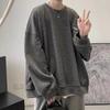 Sudadera Waffles para hombre, nueva primavera y otoño 2022, estilo Hong Kong, cuello redondo, chaqueta de marca de moda, ropa de hombre
