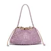 El bolso de mano para mujer más vendido de Amazon, bolso tejido versátil de tendencia transfronteriza, bolso estilo cesta para madre e hija, bolso tipo albóndiga para hombro y axila