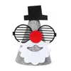Árbol de Navidad regalo educativo fiesta disfraz sombrero de dibujos animados sombrero de Navidad hecho a mano DIY regalo para niños tela de fieltro