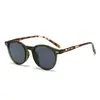 Nuevas Gafas de Sol Ligeras Estilo Coreano Montura Redonda Celebridad de Internet Moda Retro Gafas Personalizadas para Mujer Gama Alta Transfronterizas Europeas y Americanas