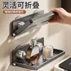 Estantes plegables para cocina y baño, estante de almacenamiento para baño sin perforaciones, estante de almacenamiento simple y versátil montado en la pared al por mayor