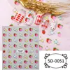 Oferta Especial Transfronteriza Zhengxiang Decoraciones para Uñas Frutales DIY Pegatinas para Uñas con Relieve 5D Pegatinas Personalizadas para Uñas Pegatinas Pequeñas INS