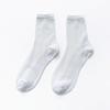 Calcetines coreanos de color sólido para niños primavera y verano calcetines japoneses nuevos de media caña pequeños frescos delgados ins calcetines de malla para damas al por mayor