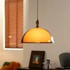 Luminária Pendente Vintage Flor Rosa de Cabeceira Lâmpada Pendente de Entrada de Corredor Latão Retrô Francês Onda de Água casagd Ferro