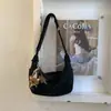 Bolso de Hombro Informal Transfronterizo de Gran Capacidad para Mujer 2026 Nuevo Bolso Dumpling de Invierno con Correa Ancha de Hombro Bolso Cruzado de Hombro Único