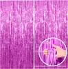 Cortina de Chuva Espessa 1*2m com Borla Dourada Cortina de Porta Suprimentos para Festa de Aniversário Decoração de Casamento Arranjo Parede de Fundo Cortina de Chuva