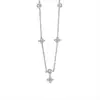 Collar de pétalos de circón 2022 nuevo para mujer Diseño de nicho Corea del Sur cadena para la clavícula estilo rojo de moda ins