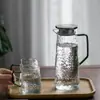Tetera de Vidrio para Agua Fría, Resistente a Altas Temperaturas, Gran Capacidad para Uso Doméstico, Tetera y Taza para Agua Fría, Antiexplosión, Tetera para Agua Hirviendo