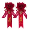 Juego completo de accesorios para boda: boutonnières para padres y familia, padrinos, damas de honor, novia, novio e invitados