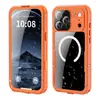Funda Impermeable de Pimiento Rojo Transfronteriza para iPhone 16 Pro Max, Adecuada para Situaciones de Combate, Funda Protectora de Buceo Impermeable y a Prueba de Golpes