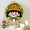 Bordado Ruso con Aguja Perforadora Kit DIY Pintura con Hilo Bordado de Pareja Punch Needle Divertido Bordado con Aguja Perforadora