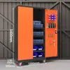 Gabinete de Ferramentas Pesado para Fábricas e Oficinas de Reparo Automotivo, Carrinho de Ferramentas Móvel com Gavetas, Armário de Armazenamento de Ferramentas com Ferragens Espessadas